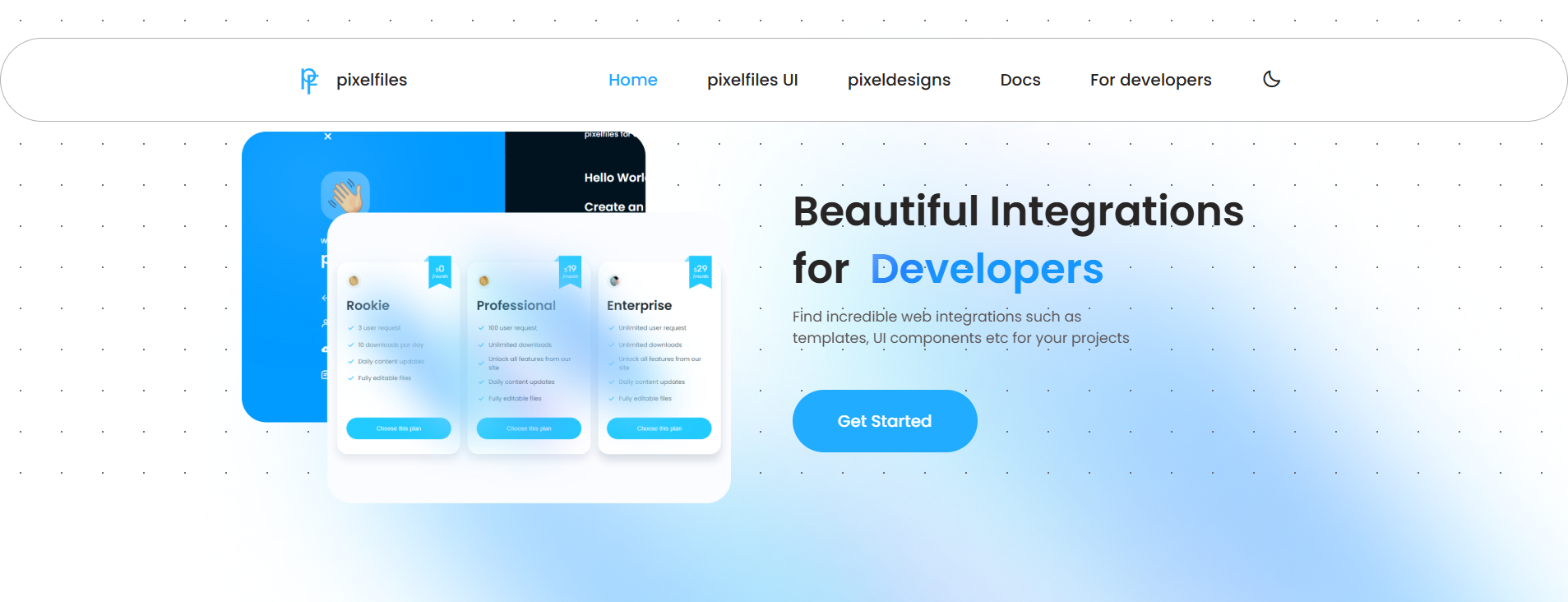 Pixelfiles preview